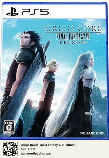 Crisis Core: Final Fantasy VII Reunion PlayStation 5, Asia box front