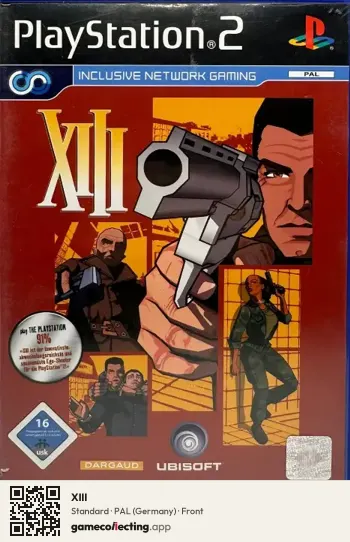 XIII PlayStation 2, Germany box front