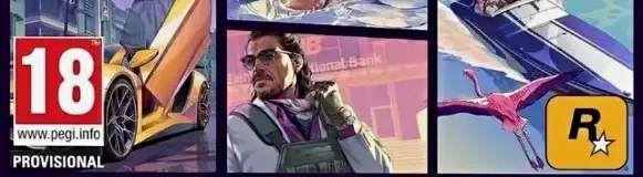 Grand Theft Auto VI, the PEGI square on its front