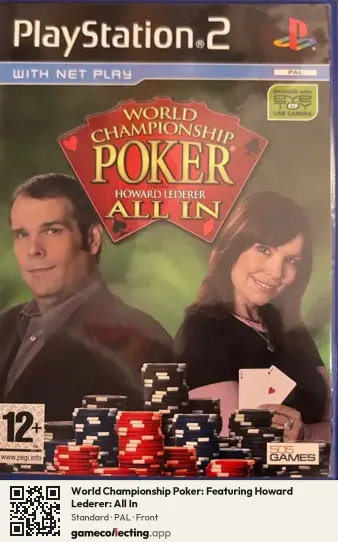 World Championship Poker: Featuring Howard Lederer: All In PlayStation 2, PAL box front
