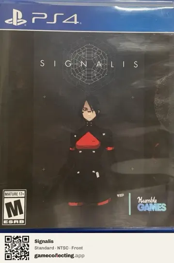 Signalis PlayStation 4, NTSC box front