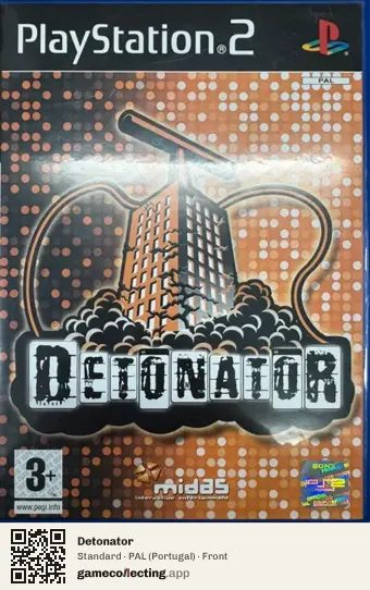 Detonator PlayStation 2, Portugal box front