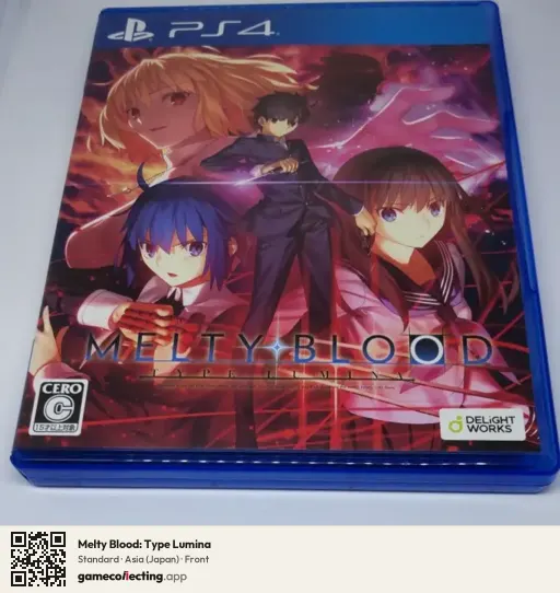 Melty Blood: Type Lumina PlayStation 4, Asia box front