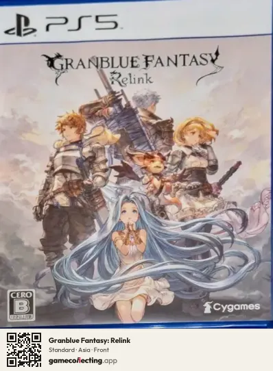 Granblue Fantasy: Relink PlayStation 5, Asia box front