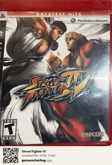 Street Fighter IV PlayStation 3, NTSC box front