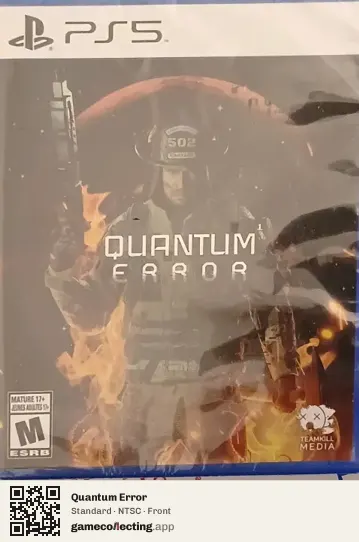 Quantum Error PlayStation 5, NTSC box front