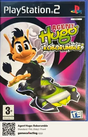 Agent Hugo: Roborumble PlayStation 2, Italy box front