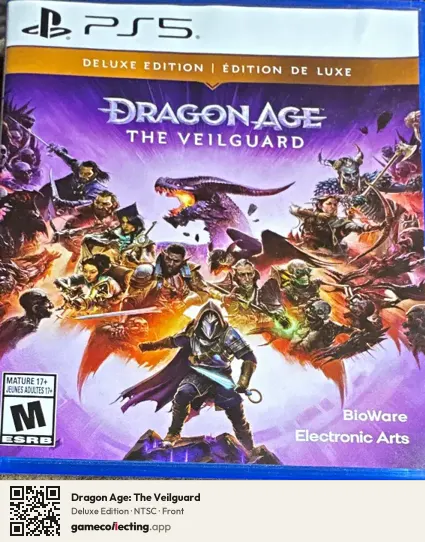 Dragon Age: The Veilguard PlayStation 5, NTSC box front