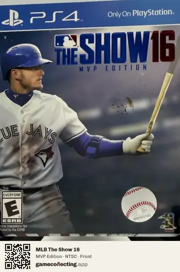 MLB The Show 16 PlayStation 4, NTSC box front