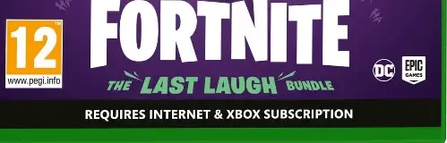 Fortnite, the PEGI square on its front