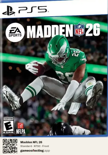 Madden NFL 26 PlayStation 5, NTSC box front