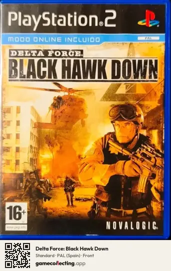 Delta Force: Black Hawk Down PlayStation 2, Spain box front