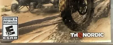 MX vs ATV All Out, the ESRB box on its front