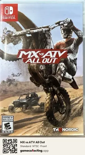 MX vs ATV All Out Nintendo Switch, NTSC box front