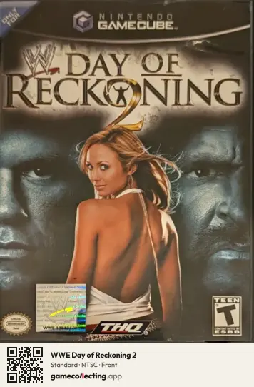 WWE Day of Reckoning 2 Nintendo GameCube, NTSC box front