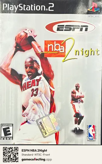 ESPN NBA 2Night PlayStation 2, NTSC box front