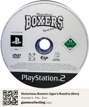 Victorious Boxers: Ippo's Road to Glory PlayStation 2, PAL disc