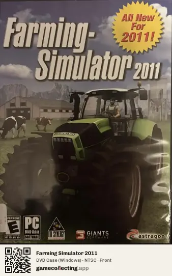 Farming Simulator 2011 Computer, NTSC box front