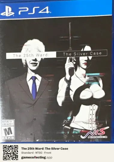 The 25th Ward: The Silver Case PlayStation 4, NTSC box front
