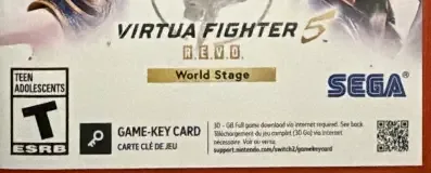 Virtua Fighter 5 R.E.V.O. World Stage, the ESRB box on its front