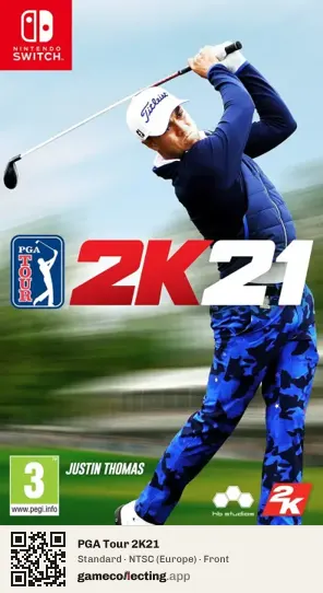 PGA Tour 2K21 Nintendo Switch, Europe box front