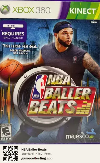 NBA Baller Beats Xbox 360, NTSC box front