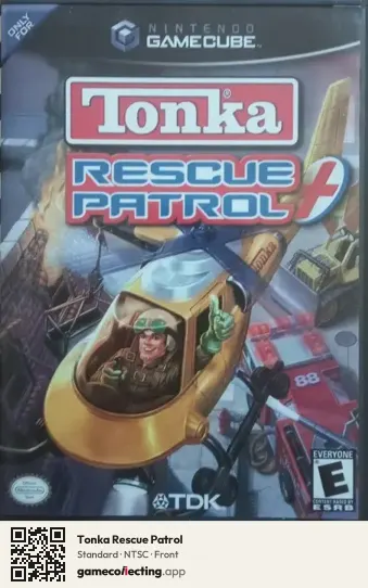 Tonka Rescue Patrol Nintendo GameCube, NTSC box front