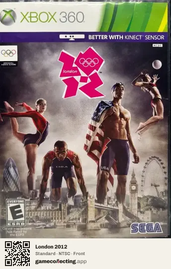 London 2012 Xbox 360, NTSC box front