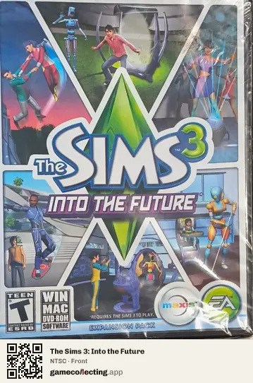 The Sims 3: Into the Future Computer, NTSC box front
