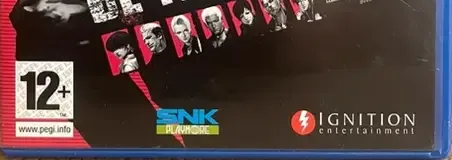 The King of Fighters 2002, the PEGI square on its front