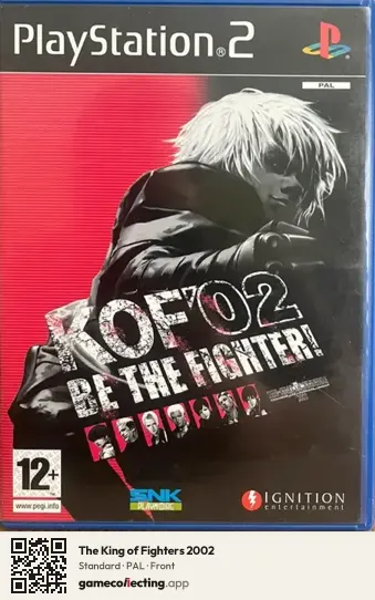 The King of Fighters 2002 PlayStation 2, PAL box front