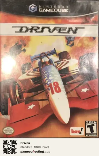 Driven Nintendo GameCube, NTSC box front