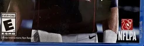 Madden NFL 18, the ESRB box on its front