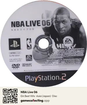 NBA Live 06 PlayStation 2, Asia disc