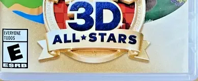 Super Mario 3D All-Stars, the ESRB box on its front