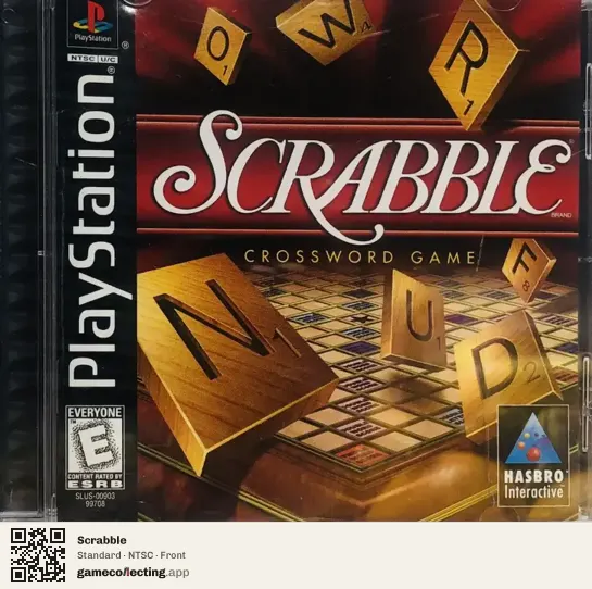 Scrabble PlayStation, NTSC box front