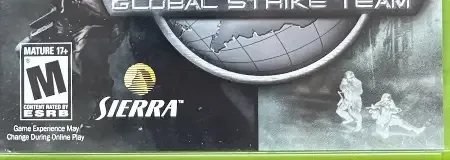 SWAT: Global Strike Team, the ESRB box on its front