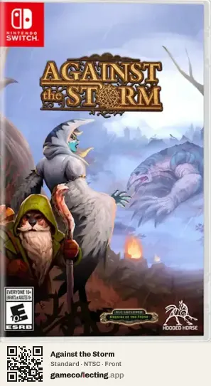 Against the Storm Nintendo Switch, NTSC box front