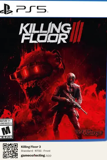 Killing Floor 3 PlayStation 5, NTSC box front