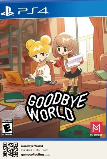 Goodbye World PlayStation 4, NTSC box front