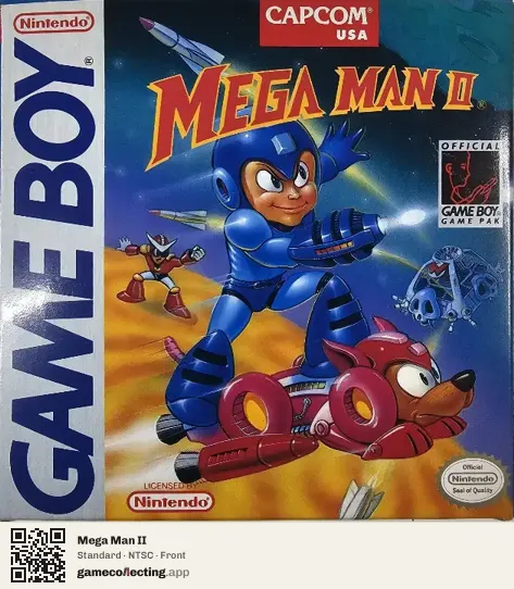 Mega Man II Game Boy, NTSC box front
