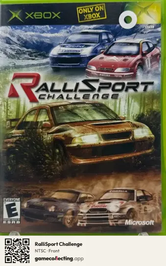 RalliSport Challenge Xbox, NTSC box front