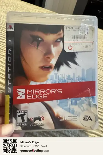 Mirror's Edge PlayStation 3, NTSC box front