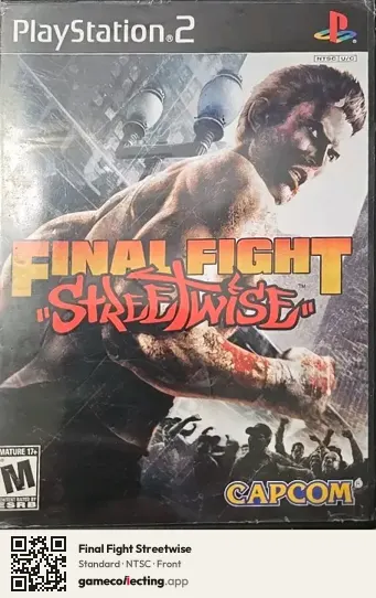 Final Fight Streetwise PlayStation 2, NTSC box front