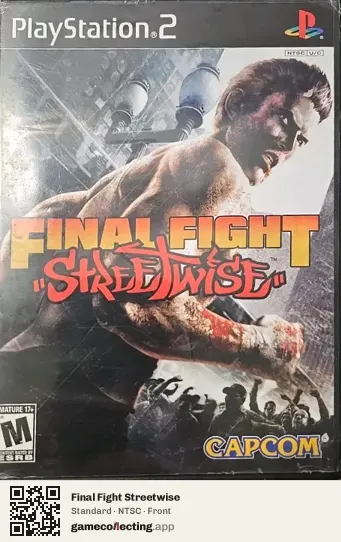 Final Fight Streetwise PlayStation 2, NTSC box front