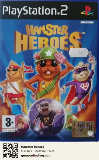 Hamster Heroes PlayStation 2, Italy box front