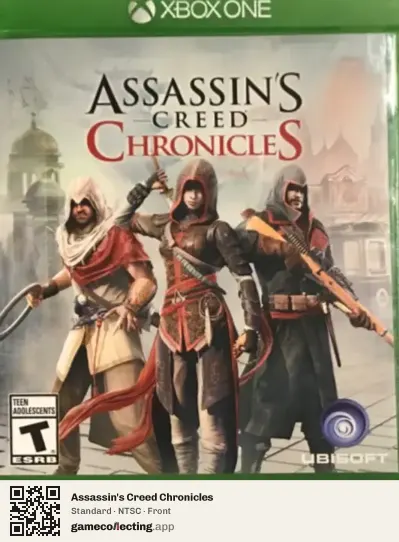 Assassin's Creed Chronicles Xbox One, NTSC box front