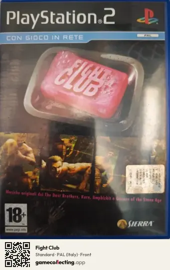 Fight Club PlayStation 2, Italy box front