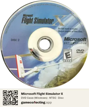 Microsoft Flight Simulator X Computer, NTSC disc