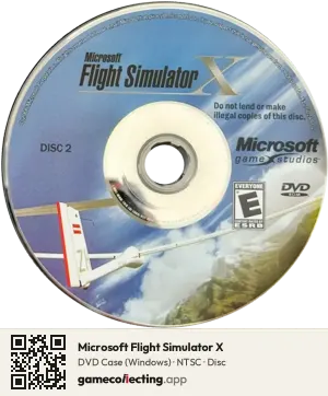 Microsoft Flight Simulator X Computer, NTSC disc
